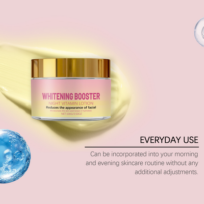 Night Whitening Vitamin Lotion – Niacinamide Body Moisturizer for Brightening & Even Skin Tone Care
