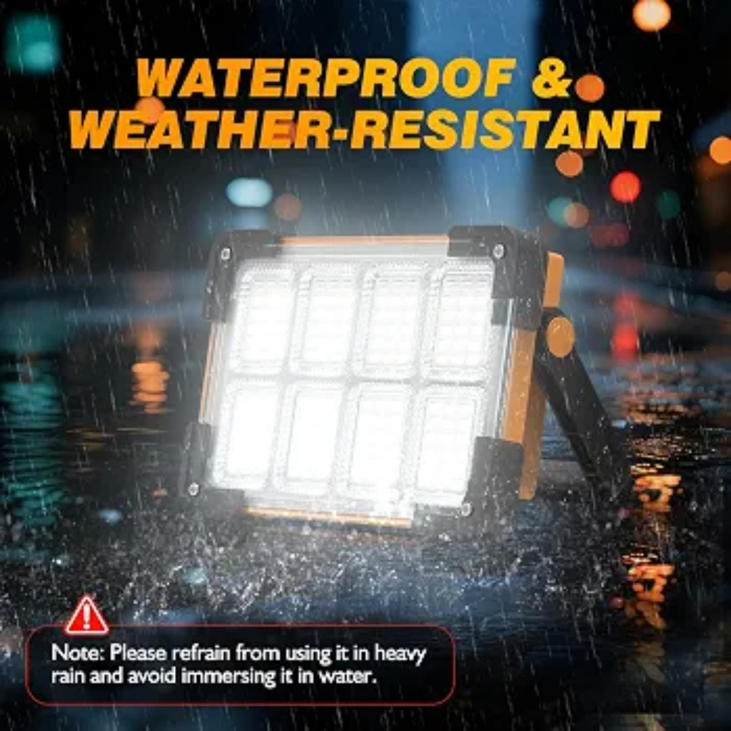 USB Rechargeable Outdoor Lamp with Remote Control & IP66 Waterproof Design