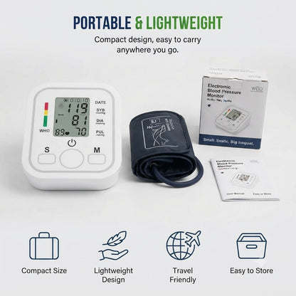Smart Digital Blood Pressure Monitor Home BP Machine