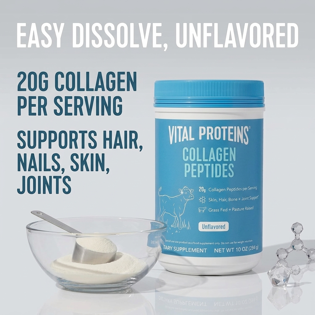 Collagen Peptides Powder – Daily Beauty & Wellness Supplement for Hair, Skin & Nails