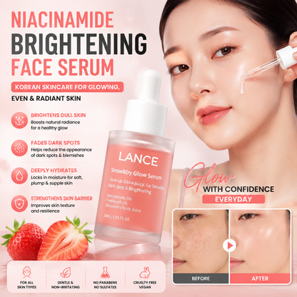 Niacinamide Brightening Face Serum Korean Skincare for Dull Skin & Dark Spots